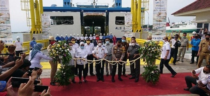 18 Tahun Terbengkalai, Dermaga 4 Pelabuhan Merak Akhirnya Digunakan Lagi